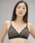Triangular Lace Leopard Bra